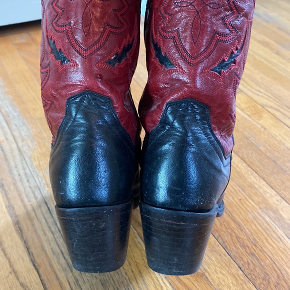 Dan Post Two Tone Western Boots - Picture 4 of 8